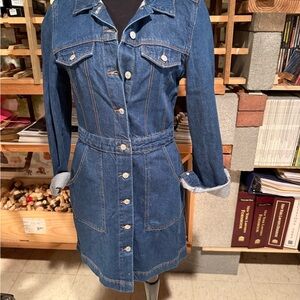 Topshop Moto Blue Denim Fabric